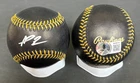 AJ Ewing New York Mets Auto Signed Major League Black Baseball Beckett Hologram