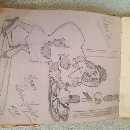 1930s Autograph Book Nottingham Forest Alfie Bass Signatures Football - Picture 4 of 16