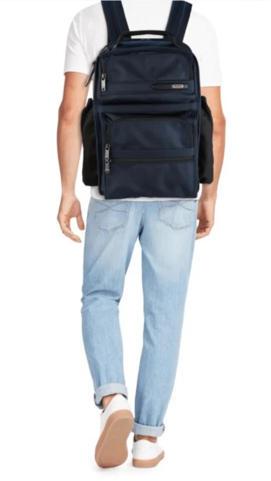 TUMI $550 16.5" Alpha 3 Laptop Maleta Mochila Equipaje de mano Azul Nuevo con etiquetas Foto 2 de 4