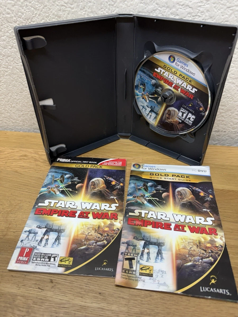Star Wars Empire at War 日本語版 Windows DVD 25+ STAR WARS Empire at War-Gold Pack Video Games for sale
