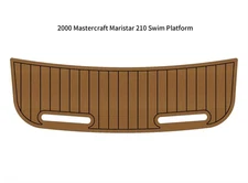 2000 Mastercraft Maristar 210 Swim Platform Mat Boat EVA Teak Deck Flooring Pad