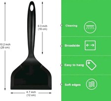 Spatule à Crêpes en Silicone, Pelle à Omelette, Spatule Retourneur pour Œuf9156