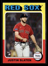2024 Topps Heritage #721 Justin Slaten RC Rookie G328