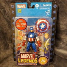 Marvel Legends Captain America  20th Anniversary Retro Card  SEALED FIGURE