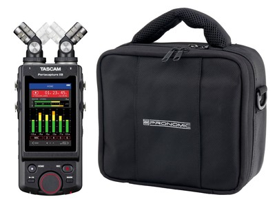 Tascam Portacapture X8 Digitalrecorder Set Stereo USB Interface Mikrofon Tasche