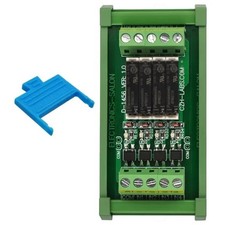 Din Rail Mount Ac/dc 5v 12v 24v Spst-no 5amp Power Relay Module ac/dc 24v, 4 Ch