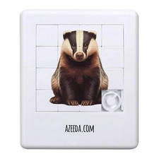 'Badger Sitting' Sliding Puzzle (PZ00038556)