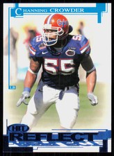 2005 SAGE HIT Reflect Blue Channing Crowder Rookie Florida Gators #R39
