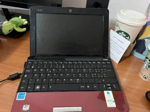Netbook Notebook Asus Eee Pc 1005PX-Red035 Windows 7 10.1" 250GB 1GB DDR2SDRAM