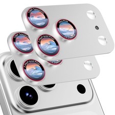 9H High-alumina Tempered Glass Camera Lens Protector for iPhone 17 Pro Max, M...