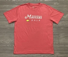 Red Jacket Augusta National Masters Golf 2019 T-Shirt Mens Size Medium