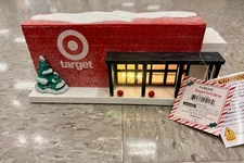 2025 Target Bullseye Playground Light Up Target Store Mini Christmas Village New