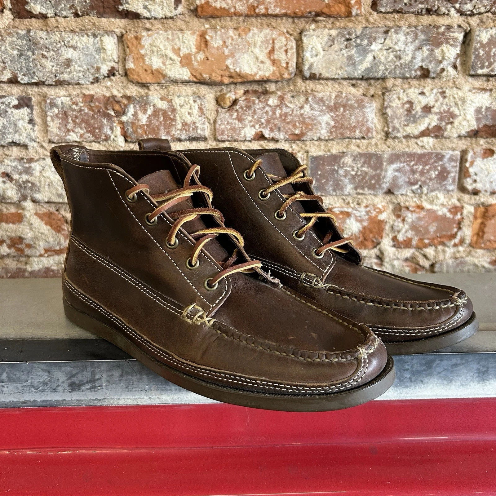 Oak Street Bookmakers Camp Boot Sz 9.5 D - Brown
Opens in a new window or tab
