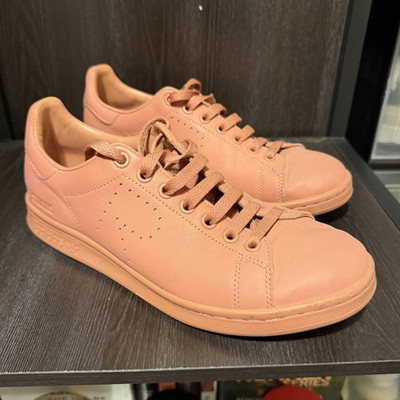 Raf Simons x Adidas Stan Smith Pink Low Top Lace-Up Men s Sneakers