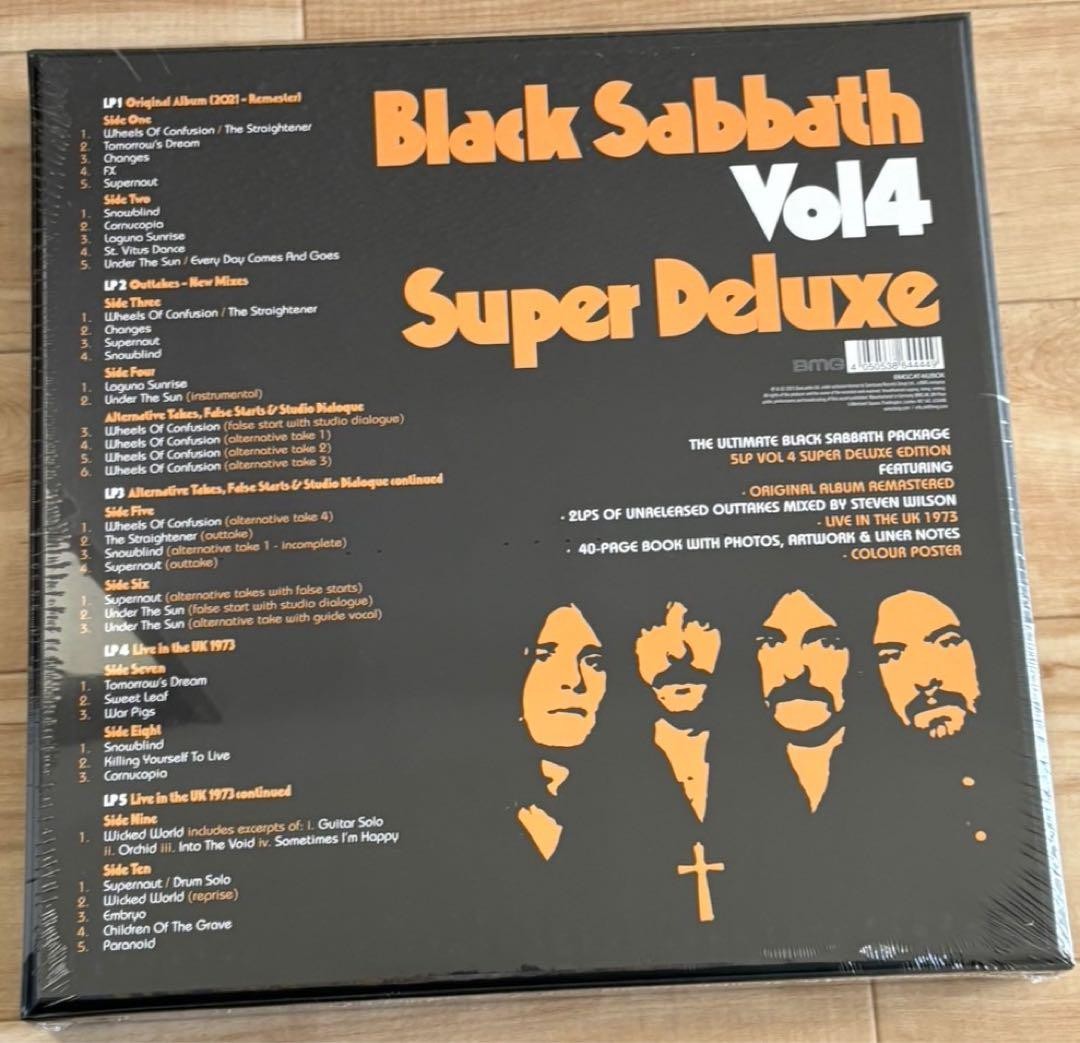 Vol.4 (Super Deluxe Edition) 5LP+BOOK新品 BLACK SABBATH - Vol. 4 - Super Deluxe 5LP Boxset - Amazon