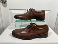 Men's "Florsheim" Comfortech Brown Leather Lace Up Oxford Dress Shoes 7Med MINT!