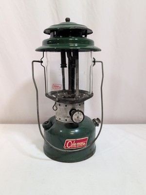 Vintage 1970 Coleman 220f Lantern Double Mantle Lantern