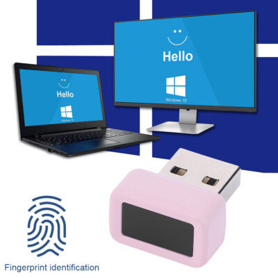 DE- USB-Fingerabdruck-Schlüsselleser Anti-Spoofing Windows 360° Touch Hello FIDO