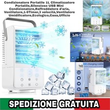 Condizionatore Portatile 1L Climatizzatore Portatile,Silenzioso USB Mini Ventila