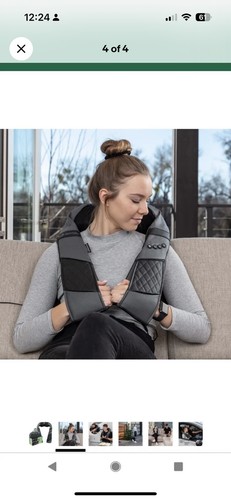 New RESTECK Cordless Kneading Massage Pillow for Neck and Back - 第 4/5 張圖片