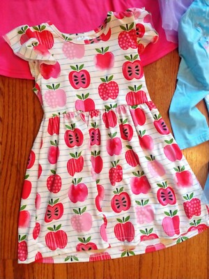 Girls size 4T outfits/dresses lot. Princess dresses. GUC! milk silk cotton  dress | eBay