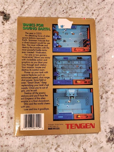Vindicators Nintendo NES CIB - Picture 2 of 4