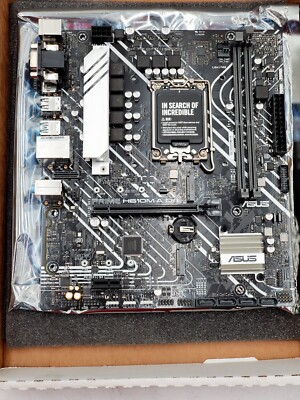 ASUS PRIME H610M-A D4 Intel® H610 (LGA 1700) MATX Motherboard | eBay