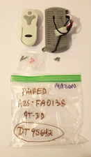 Harbor Breeze Ceiling Fan Paired Remote & Receiver Set A25-FA0138 AT-3D AT013