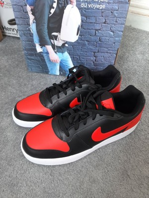 nike ebernon black red