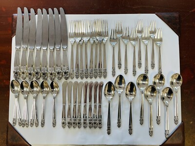 Royal Danish by International Sterling Silver Flatware Set for