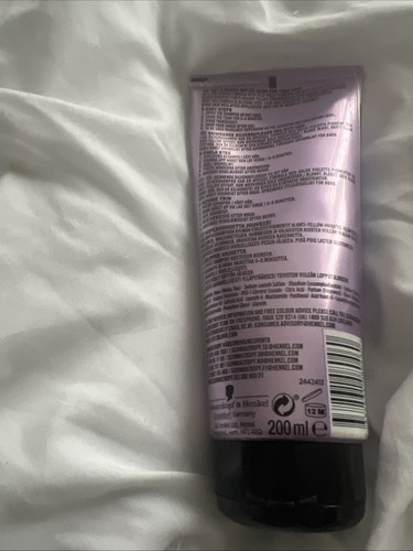 Schwarzkopf LIVE Silver Shampoo for Icy Blondes 200ml, Hair Toner Purple Shampoo - Picture 2 of 2