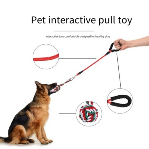 Wear Resistant Wearable Knot Toys Strong Interactive Portable Pulling