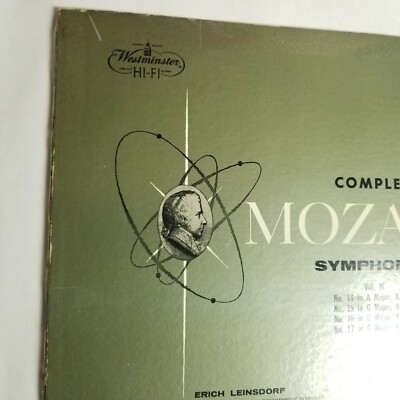 Complete Symphonies Vol. IV Mozart / Erich Leinsdorf Lp