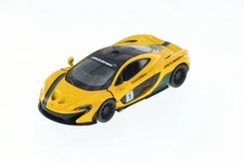 Kinsmart 5" McLaren P1 Stripes Exclusive Edition Diecast Model Car 1:36 Yellow