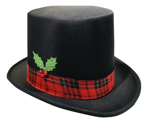 Christmas Caroler Snowman Top Hat 