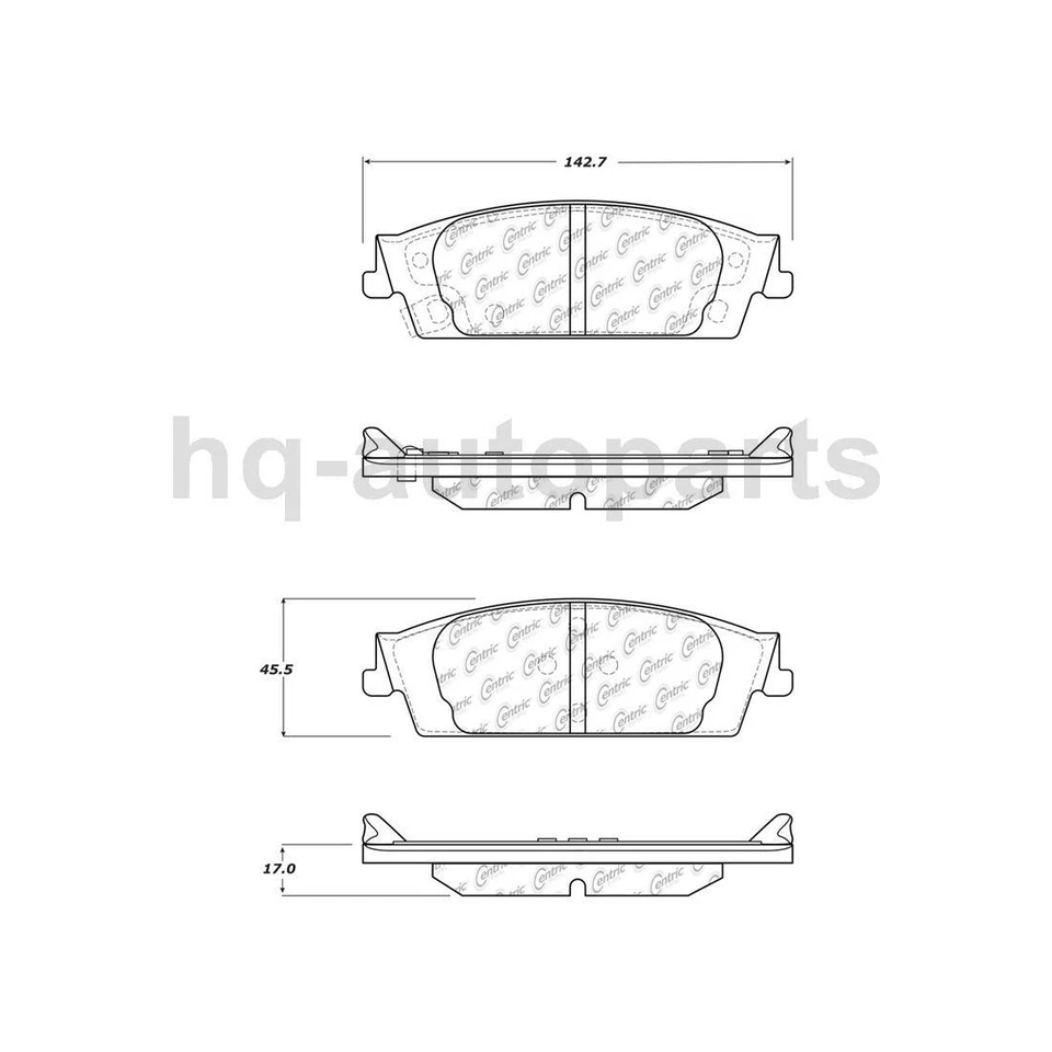 Pastillas de freno para GMC Yukon 2019 2018 2017 2016 2015 Foto 2 de 4