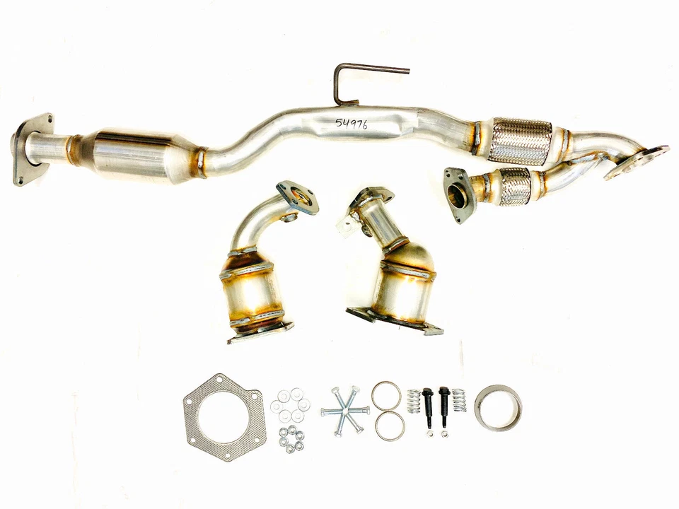 Fits: 2011 To 2017 Nissan Quest 3.5L Flex Y Pipe With Catalytic Converter Set Foto 3 de 4