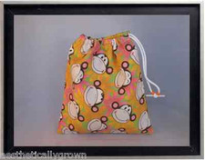 Gymnastics Leotard Grip Bags / Bright Orange Monkey Gymnast Birthday Goody Bag