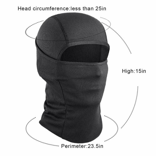 Máscara facial de pasamontañas protección UV motocicleta correr esquí capucha para sol para hombres mujeres - Imagen 9 de 14