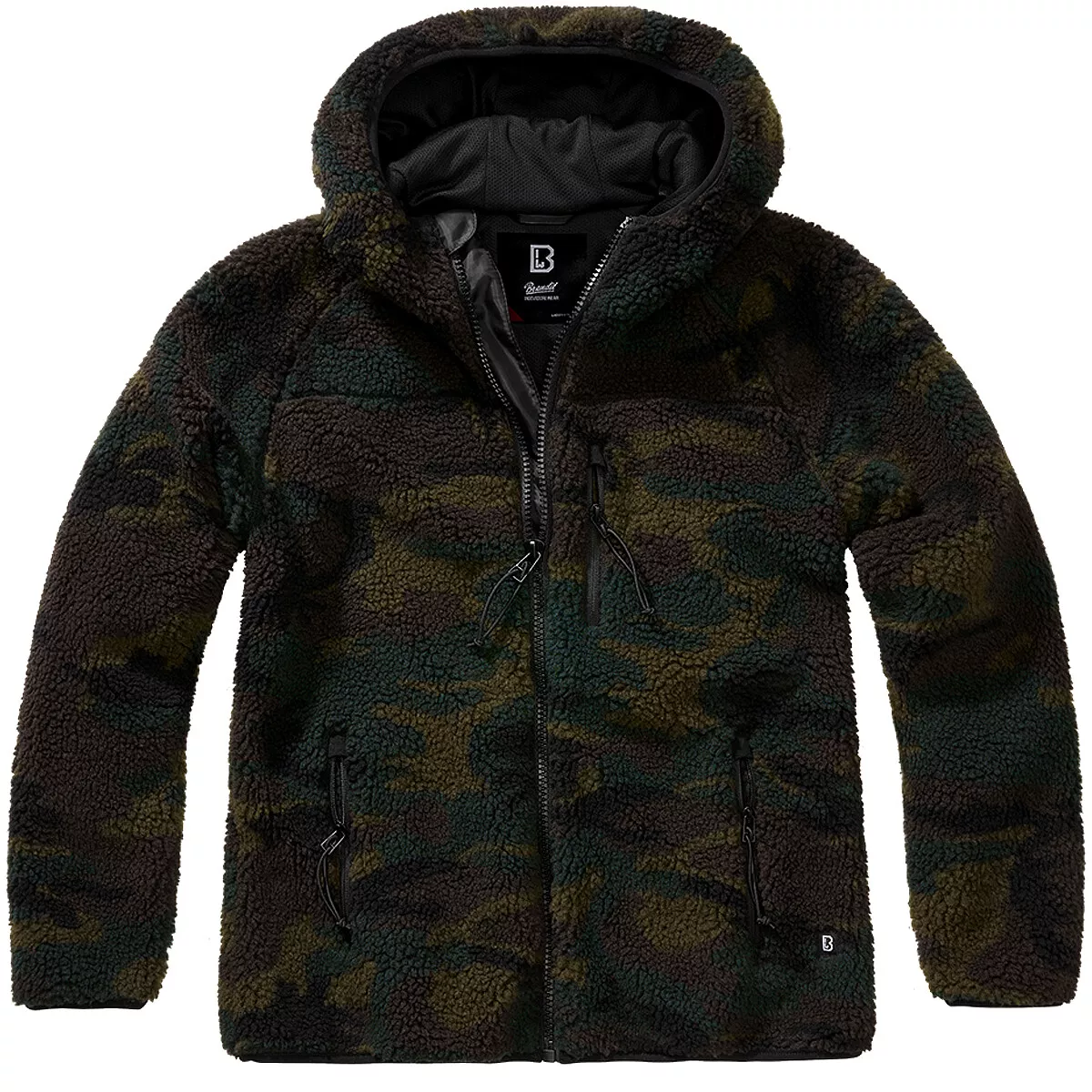 Ladies Streetwear Modern Camo Brandit | Fluffy Stylish Teddyfleece Jacket Woodland eBay