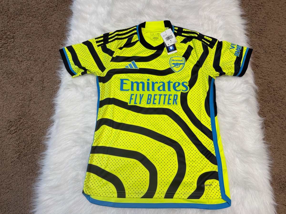 Arsenal 23/24 Away Adidas Mens Size Small Soccer Jersey HR6927 | eBay