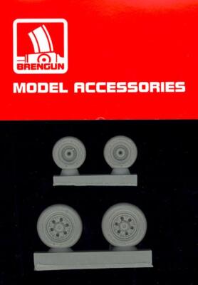 Brengun Models 1/48 F/A-18 HORNET WHEELS SET Resin Set