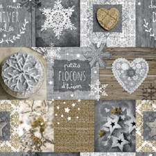 Tela Cerata Tovaglia di Natale P1031-3 Angolare Rotondo Ovale