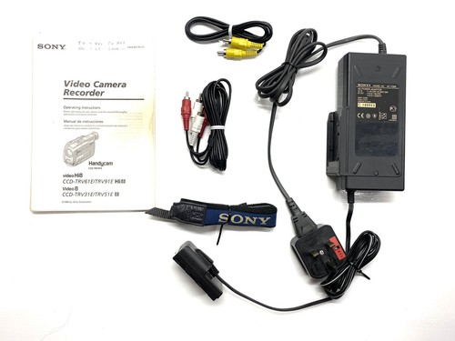 SONY CCD-TRV61E Hi8 Tape Digital Video Camera Handycam Complete Working Set - Picture 2 of 17