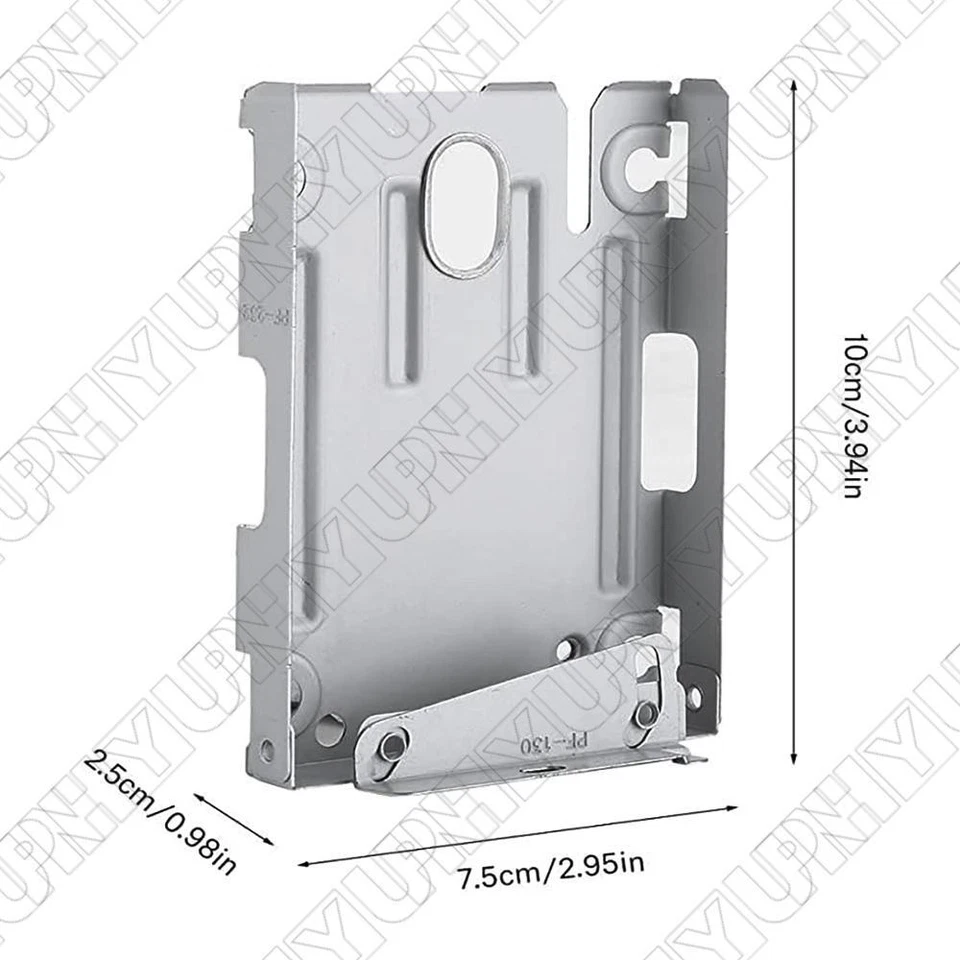 Disco rígido super fino suporte de montagem HDD com parafusos para PS3 slim 4000 - Imagem 2 de 4