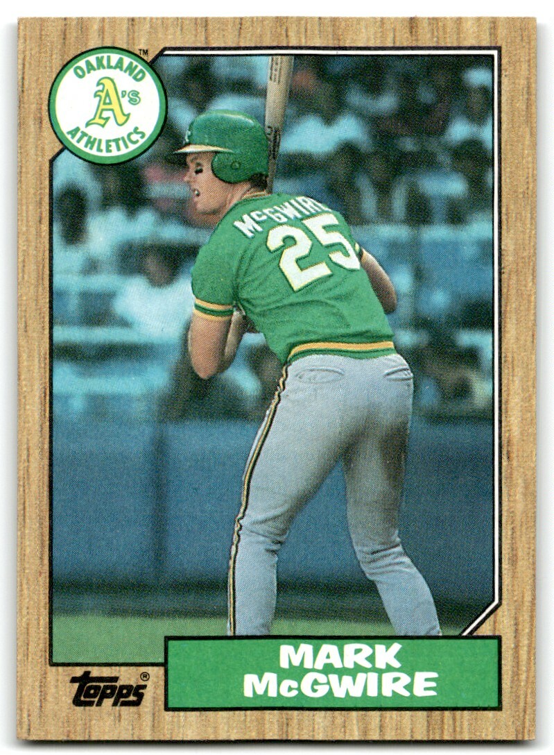 1987 TOPPS MARK MCGWIRE OAKLAND ATHLETICS #366
