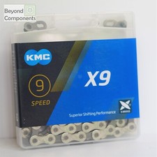 KMC X9 9 Speed Chain MTB Road Bike Chain 116 links Retail Box