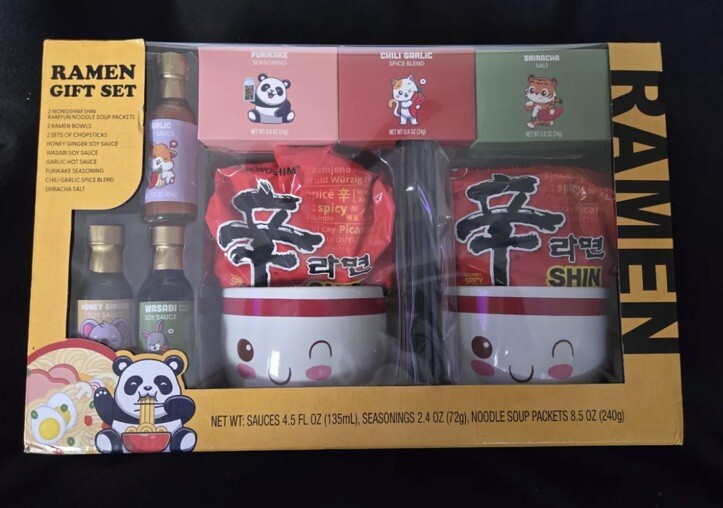 Nuevo 2024 The Modern Gourmet Ramen Set de Regalo - Set de Regalo de Navidad/Cumpleaños