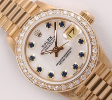Rolex Lady Datejust President 26mm Yellow Gol...