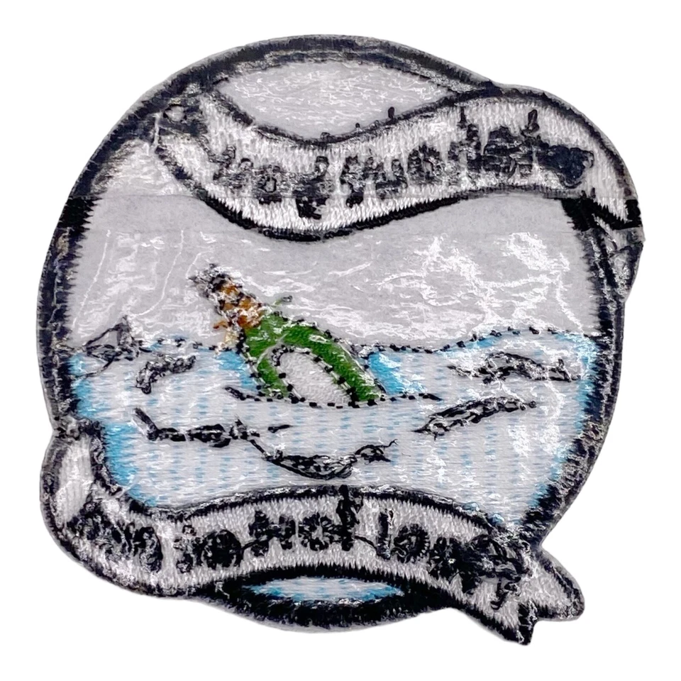 Flaschenpost Brief Patch Aufnäher Bügelbild Applikation Sehnsucht Fernweh Meer - Bild 4 von 4